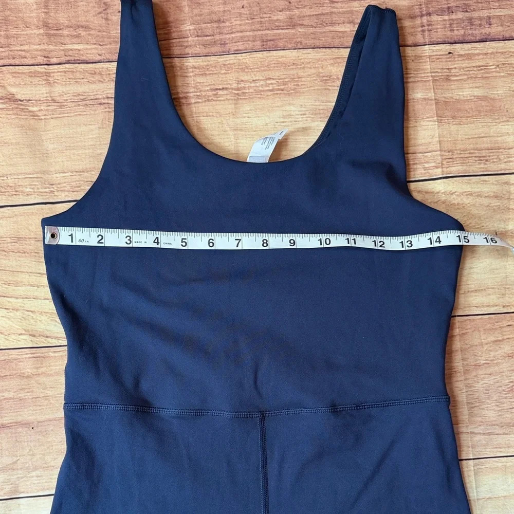 Yogalicious Lux Blue Sleeveless Romper - Picture 3 of 7